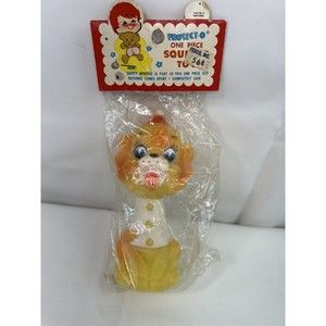 Vintage 1971 Reliant Products Protect-O Lion Squeeze Squeak Toy‎ NUK New
